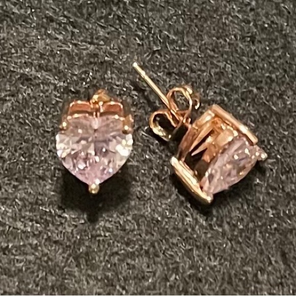 Jewelry - Swarovski Crystal Heart Earrings
